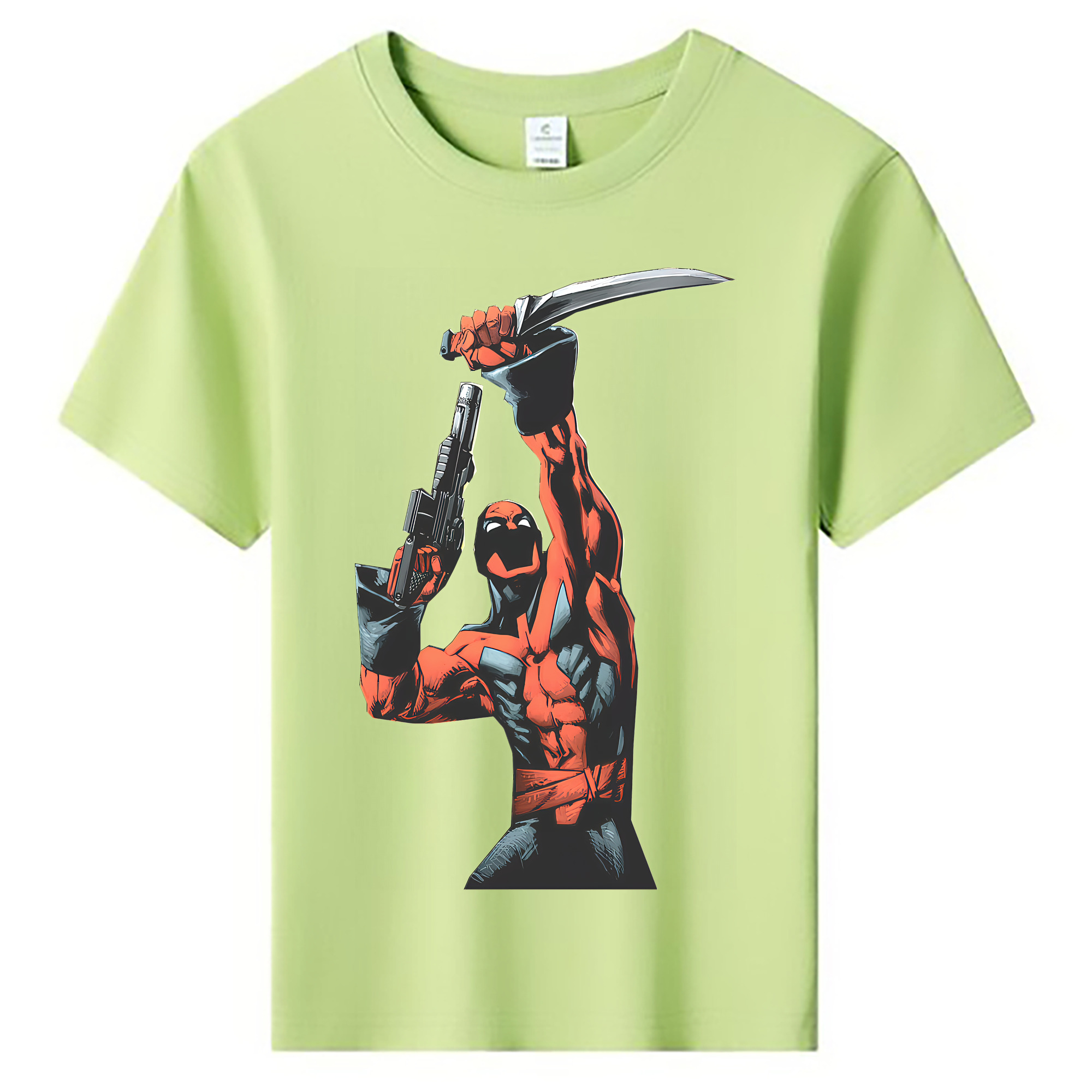 （画像用） Deadpool デッドプール 綿100％キッズTシャツ（フロントプリント）